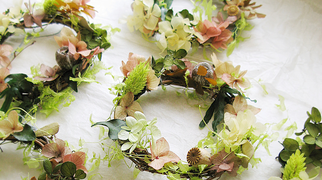 プリザーブドフラワー 置くタイプ 事例